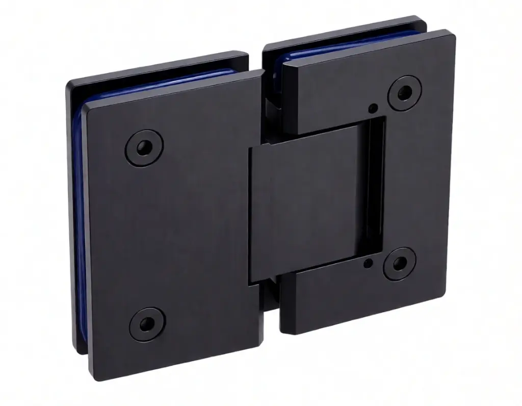 Hinge glass to glass