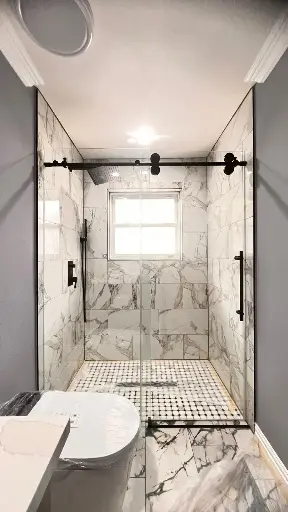 Bath sliding 76 black