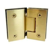Hinges glass to glass gold 135