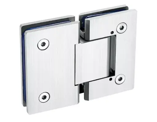 Hinge glass to glass